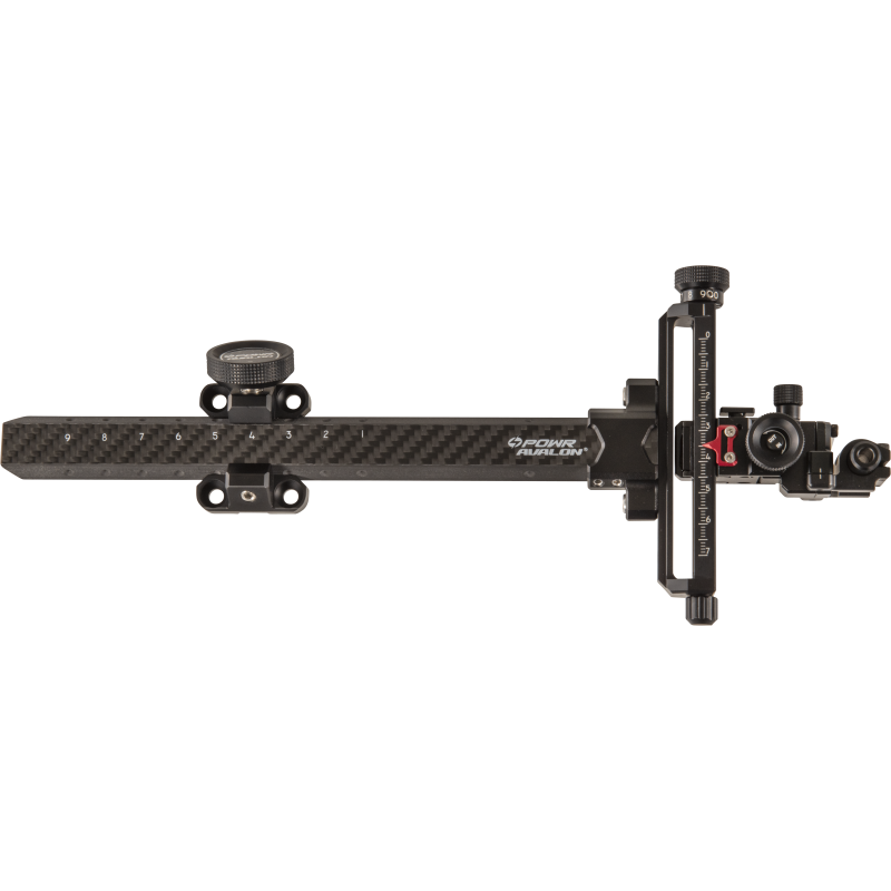 COMPOUND SIGHTS POWR CARBON BAR / EXT 9" RH BLACK