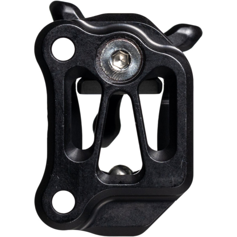AXCEL SIGHT PARTS DUAL BRIDGE WEDGE MOUNTING BRACKET with TRI-STAR KNOB BLACK/BLACK