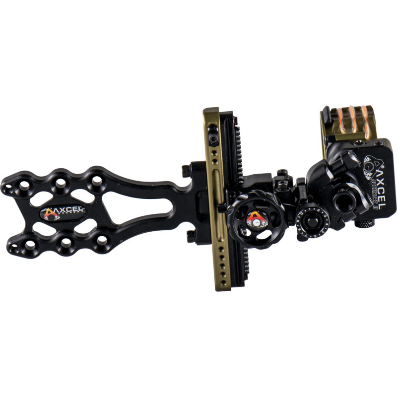 AXCEL HUNTING & 3D SIGHT LANDSLYDE SLIDER ACCUSTAT II SCOPE - 5 PIN .019 TACTICAL BOWHUNTING
