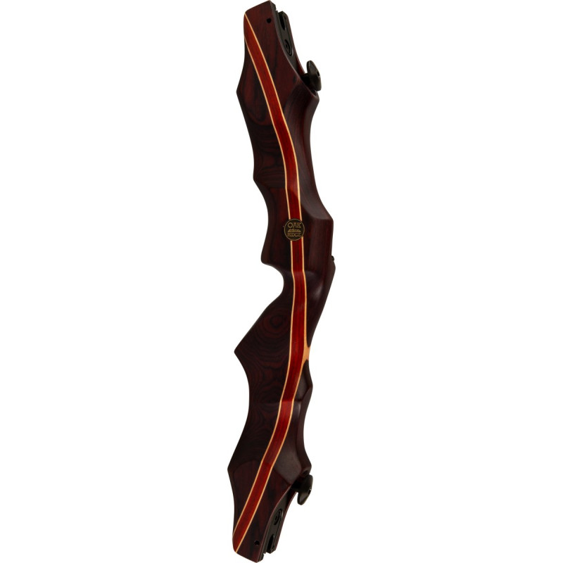 OAKRIDGE RISERS HUNTING BOWS ILF WOOD SHADE V2 19" RH REDWOOD with LIMB ALIGNMENT SYSTEM