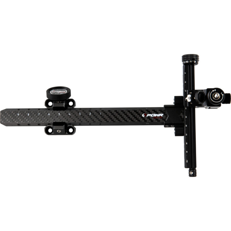 RECURVE SIGHTS POWR DLX CARBON BAR RH BLACK
