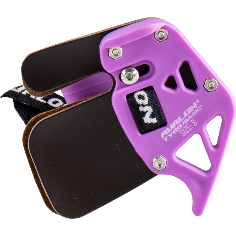TYRO BASIC FINGER TAB WITH LEATHER RH SMALL PURPLE