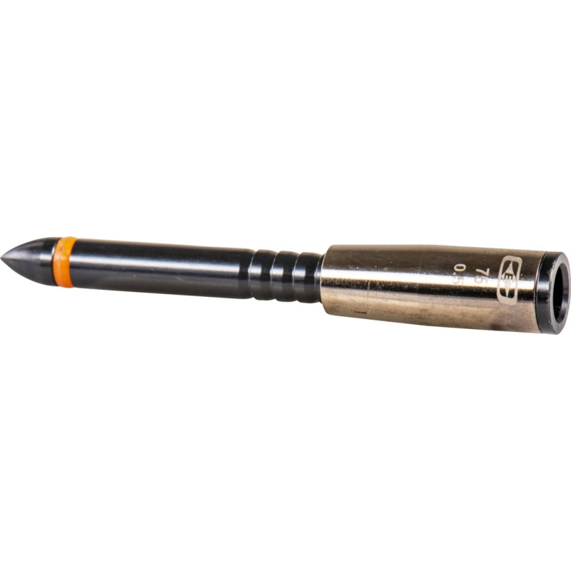 EASTON HALF OUT POINT INSERT 5MM MG #.5 75GR HALF STEEL 6/PK