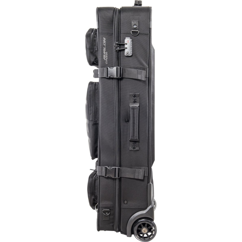 AVALON POWR TROLLEY RECURVE CASE BLACK WITH BLACK LOGO