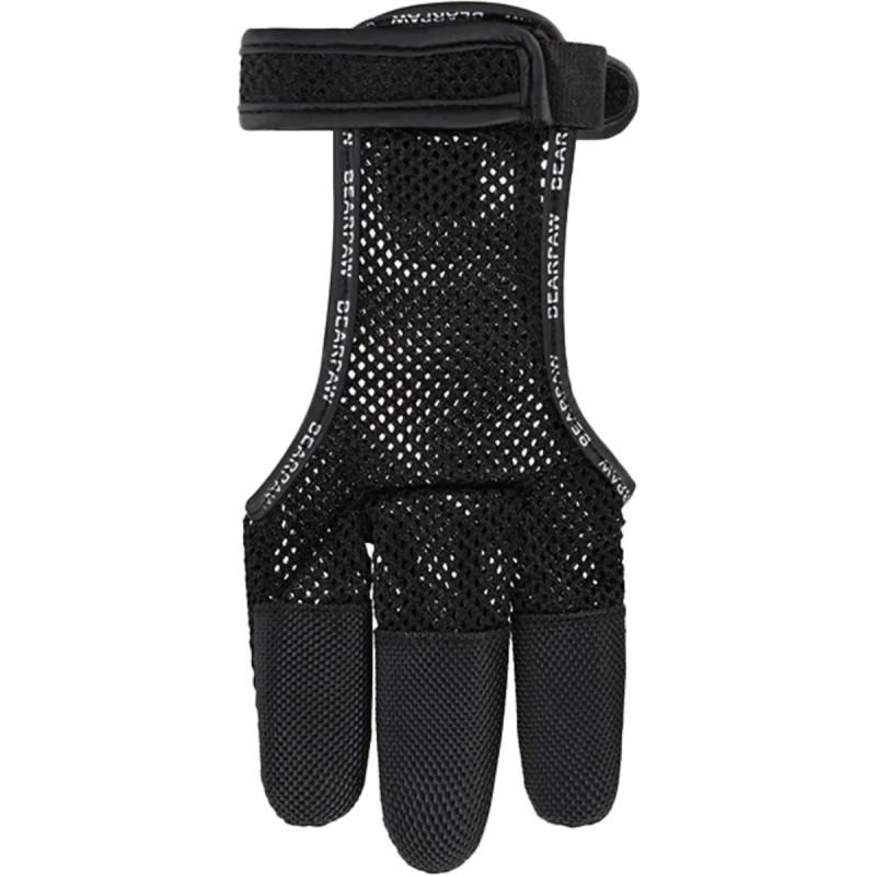 BEARPAW SHOOTING GLOVE SUMMER MESH FULL PALM WITH CORDURA FINGERTIPS XS BLACK