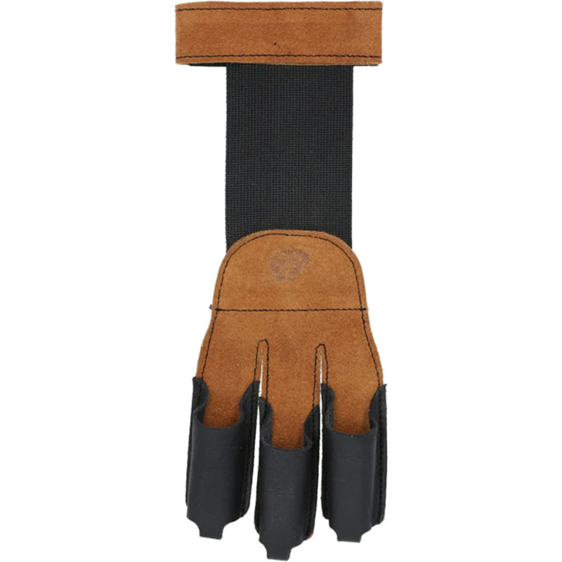 BEARPAW SHOOTING GLOVE ROOTS LEATHER FULL PALM WITH LEATHER FINGERTIPS XS