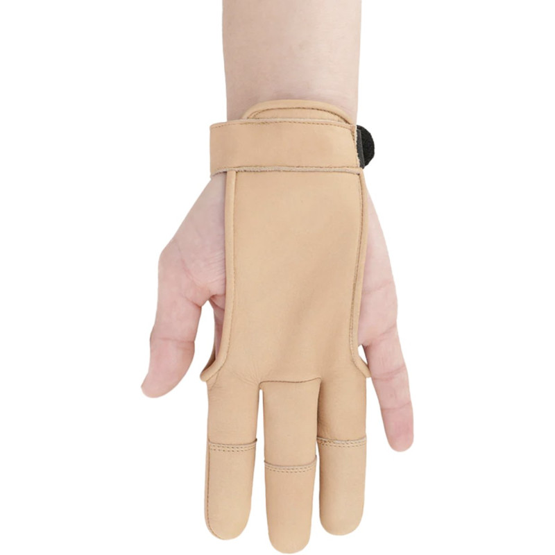BEARPAW SHOOTING GLOVE NATURE FULL PALM WITH LEATHER FINGERTIPS XS BEIGE