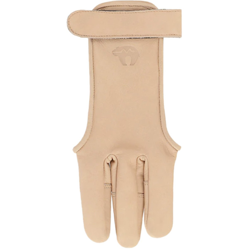 BEARPAW SHOOTING GLOVE NATURE FULL PALM WITH LEATHER FINGERTIPS XS BEIGE
