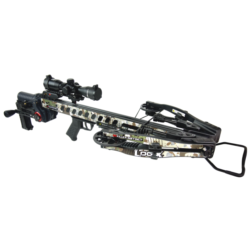 KILLER INSTINCT LOGIX DC 435 RDC COMPOUND CROSSBOW PACKAGE