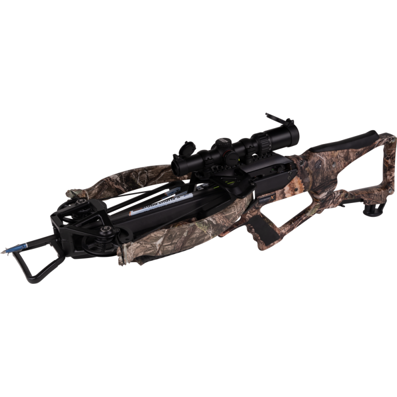 EXCALIBUR HYBRID X CROSSBOW SET w/ OVERWATCH SCOPE MOSSY OAK DNA