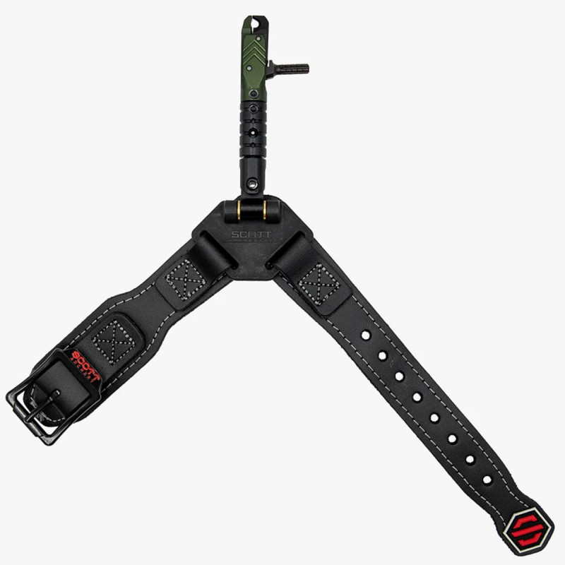 SCOTT LITTLE GOOSE RTS - BLACK BUCKLE STRAP - GREEN INDEX FINGER RELEASE