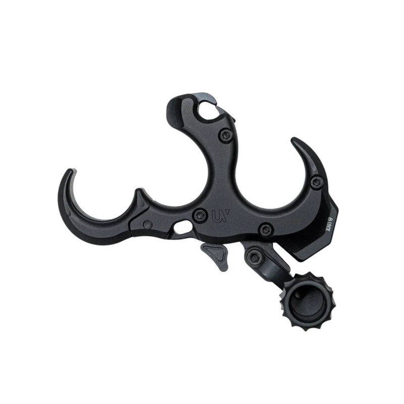 ULTRAVIEW HAND STYLE UV BUTTON 2 THUMB 3-FINGER TRIGGER MEDIUM MATTE BLACK ALUMINUM
