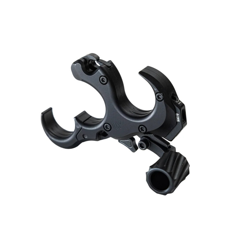 ULTRAVIEW HAND STYLE UV BUTTON 2 THUMB 3-FINGER TRIGGER MEDIUM MATTE BLACK ALUMINUM
