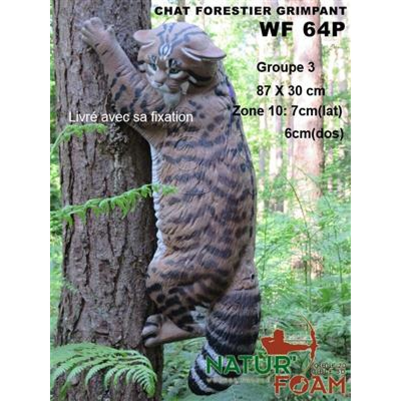 NATUR FOAM 3D TARGET WILD CAT - CLIMBING