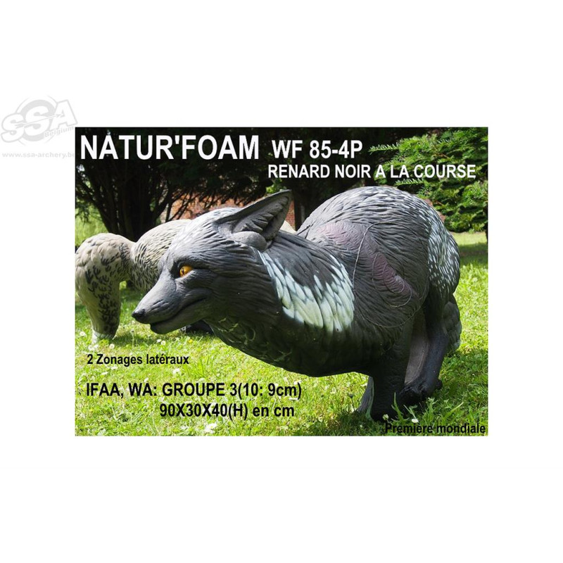NATURFOAM TARGETS 3-D BLACK FOX - RUNNING