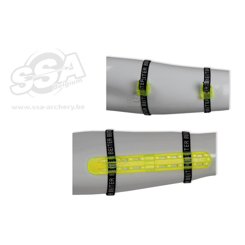 BEITER SINGLE ARMGUARDS POLYCARBONATE FLUO GREEN * 20