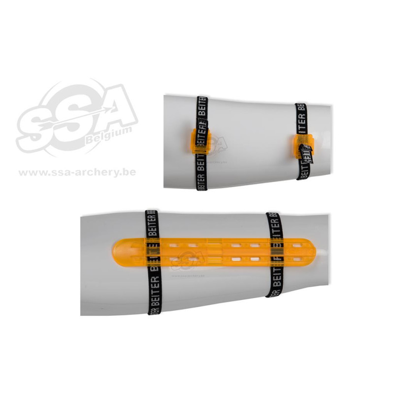 BEITER SINGLE ARMGUARDS POLYCARBONATE FLUO ORANGE * 30
