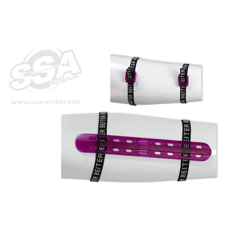 BEITER SINGLE ARMGUARDS POLYCARBONATE FLUO PURPLE * 80