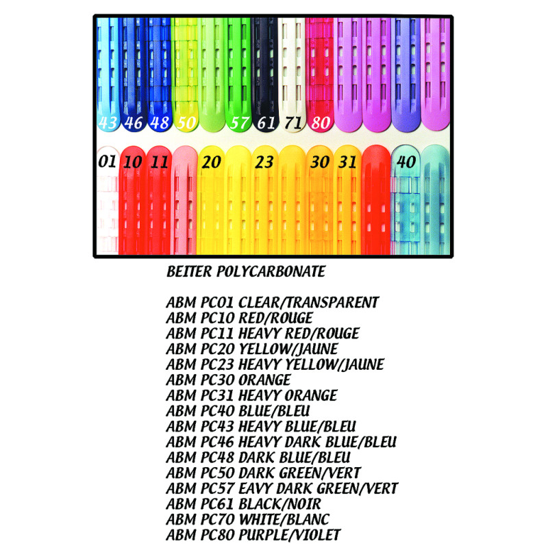 BEITER SINGLE ARMGUARDS POLYCARBONATE PURPLE * 88