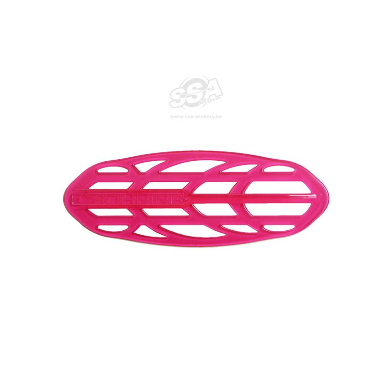 BOHNING SINGLE ARMGUARDS D-FLECTOR POLYCORBONATE 2-STRAP ROSE