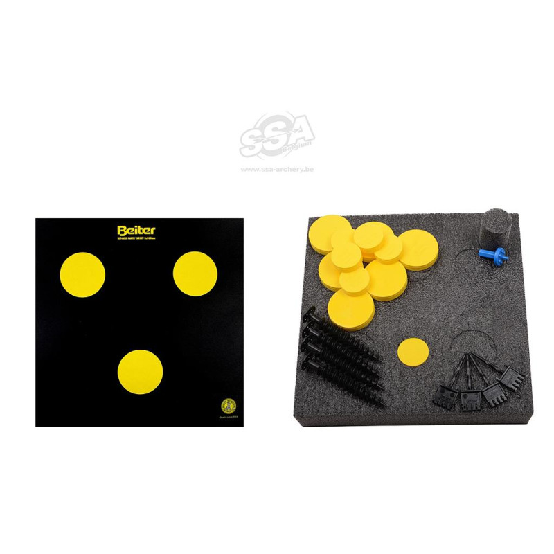 BEITER GAME & TRAINING FACES HIT-MISS KIT / 3x60 - 3x40mm / RECURVE