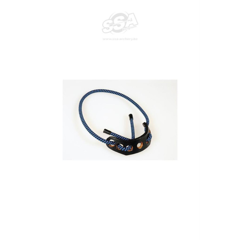 PARADOX WRIST SLINGS PBSL SPIRAL WITH LEATHER MOUNT BLACK/BLUE
