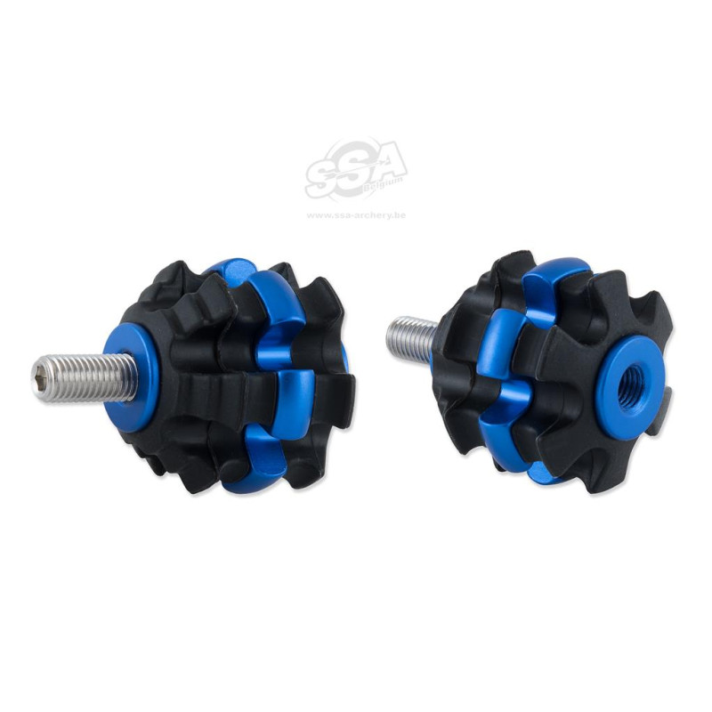 AVALON TEC MODULATE 1.5" DAMPER 5/16" ANODIZED BLUE
