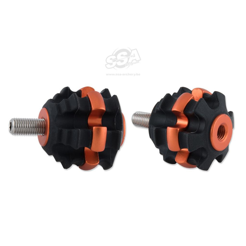 AVALON TEC MODULATE 1.5" DAMPER 5/16" ANODIZED ORANGE