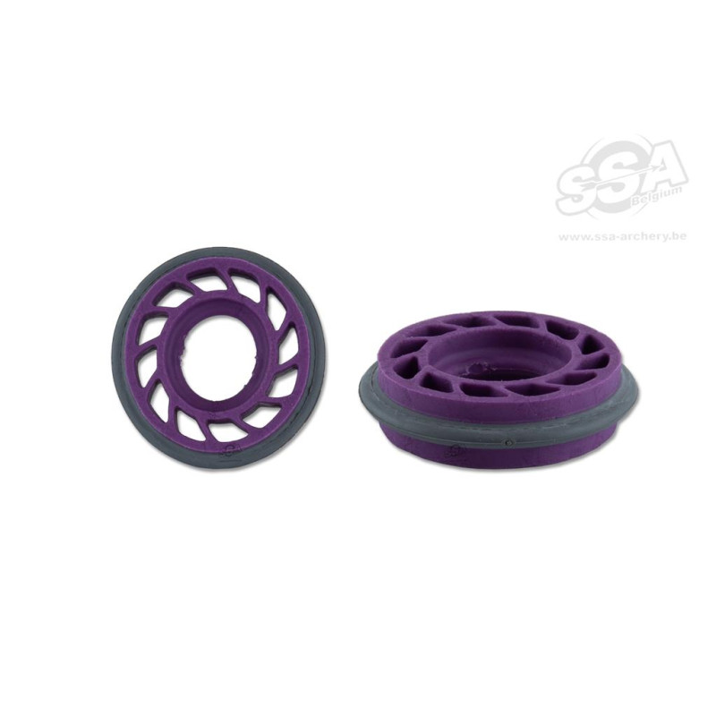 MATHEWS RISER DAMPERS RUBBER HDS LITE 3/8 COLORED PURPLE 2/PCK