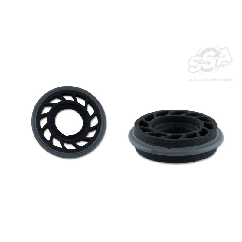 MATHEWS RISER DAMPERS RUBBER HDS LITE 3/8 COLORED BLACK 2/PCK