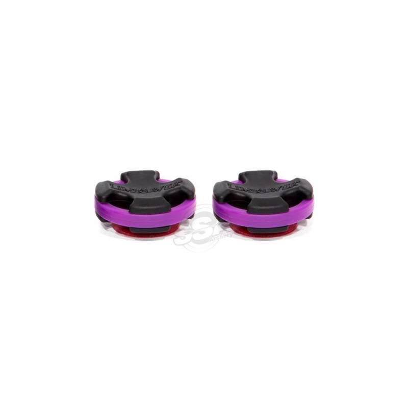 LIMB DAMPERS LIMBSAVER BROADBAND SOLID BLACK WITH PURPLE BANDS
