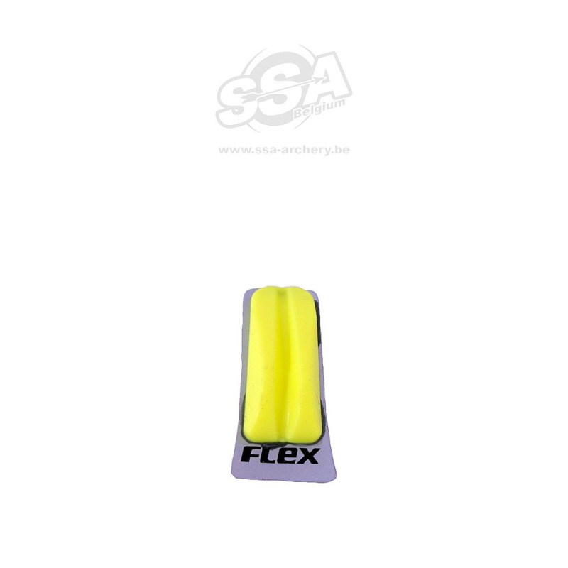 FLEXARCHERY LIMB DAMPERS V-FLEX LIMB-STRING DAMPER FLUOR YELLOW 1/PR
