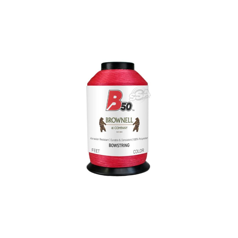 BROWNELL STRING MATERIAL DACRON B50 1/4 LBS RED