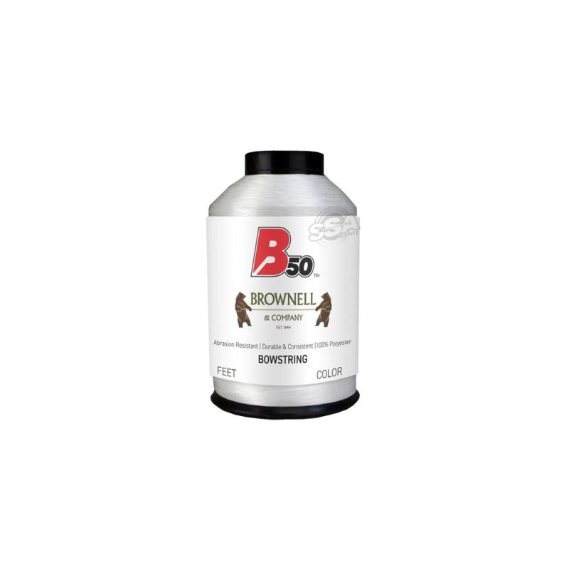 BROWNELL STRING MATERIAL DACRON B50 1/4 LBS WHITE