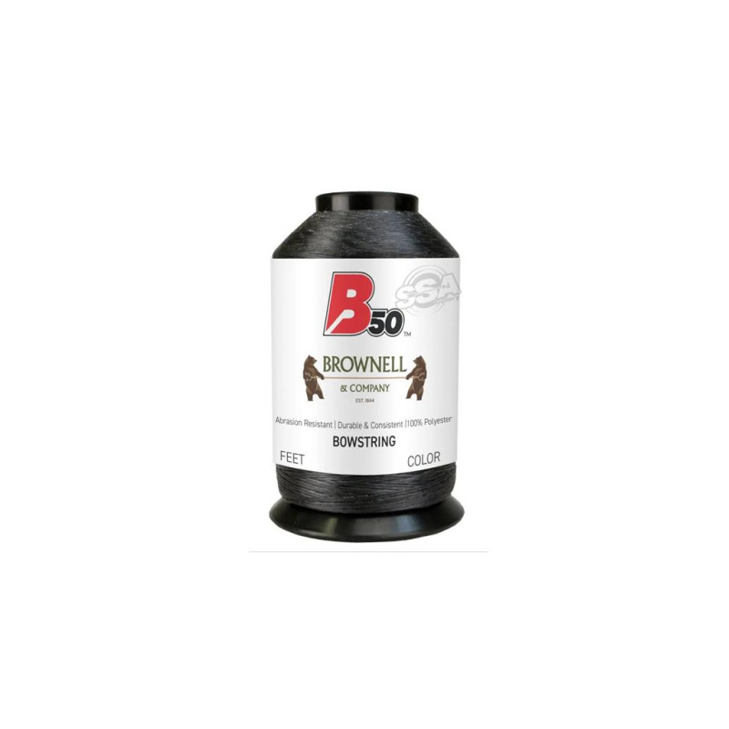 BROWNELL STRING MATERIAL DACRON B50 1 LBS BLACK