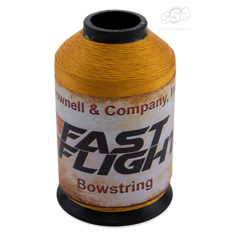 BROWNELL STRING MATERIAL FAST FLIGHT PLUS 1/4 LBS GOLDEN YELLOW