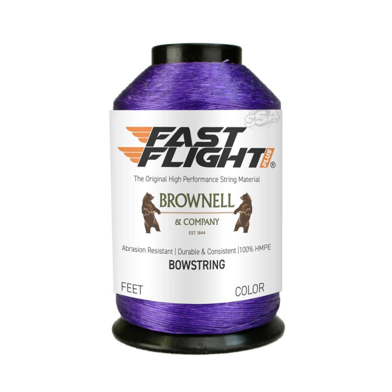 BROWNELL STRING MATERIAL FAST FLIGHT PLUS 1/4 LBS PURPLE