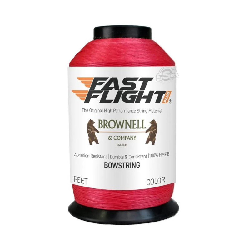 BROWNELL STRING MATERIAL FAST FLIGHT PLUS 1/4 LBS RED