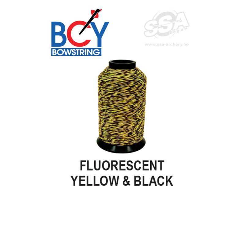 BCY STRING MATERIAL 8125 1/4 LBS YELLOW & BLACK