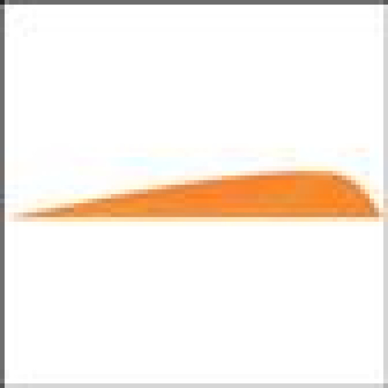 GATEWAYFEATHERS FEATHERS ROUND 4" RW SOLID ORANGE 100/PK