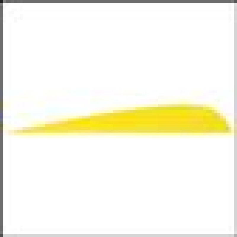 GATEWAYFEATHERS FEATHERS ROUND 5" RW SOLID FLUORESCENT YELLOW 100/PK