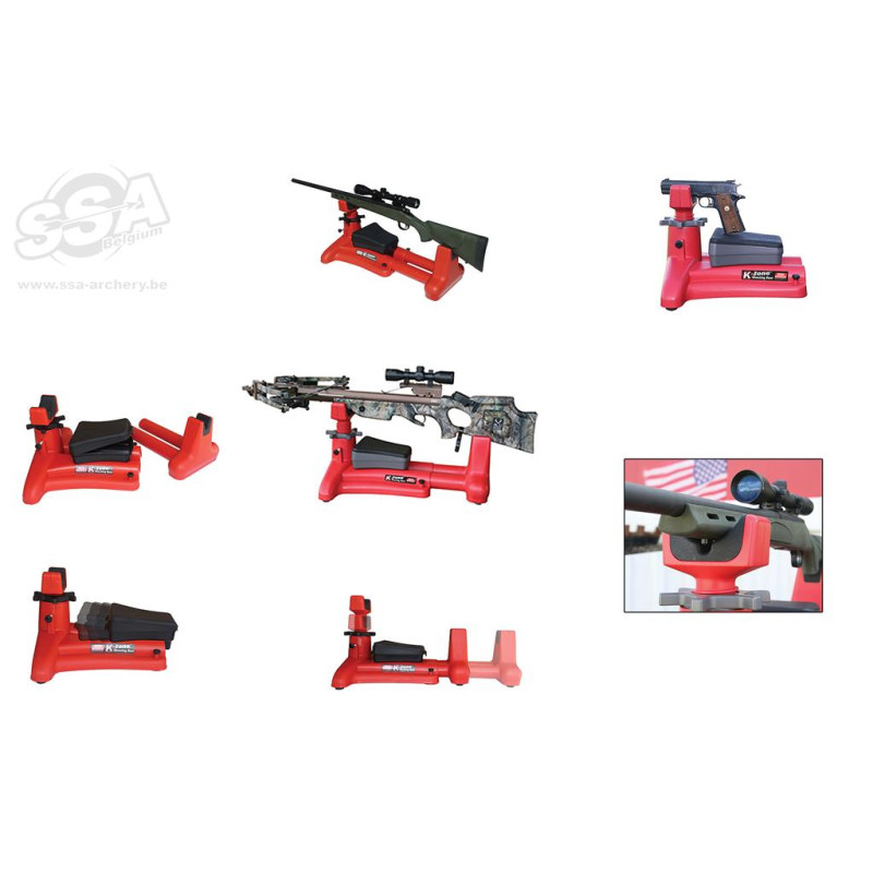 MTM K-ZONE SHOOTING REST RED