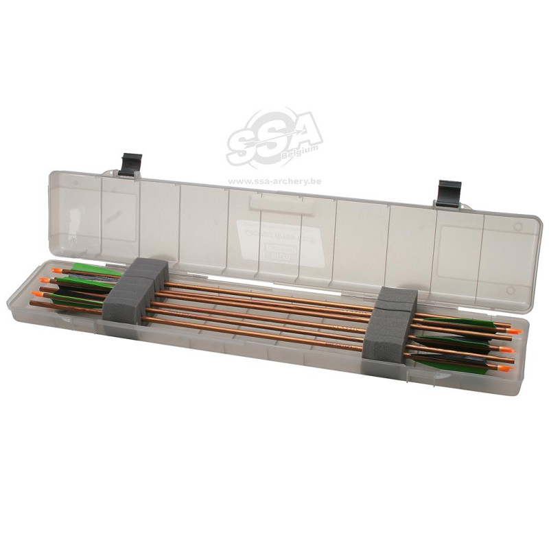 MTM ARROWCASES COMPACT 36 1/4" x 7 1/2" x 3" CLEAR SMOKE