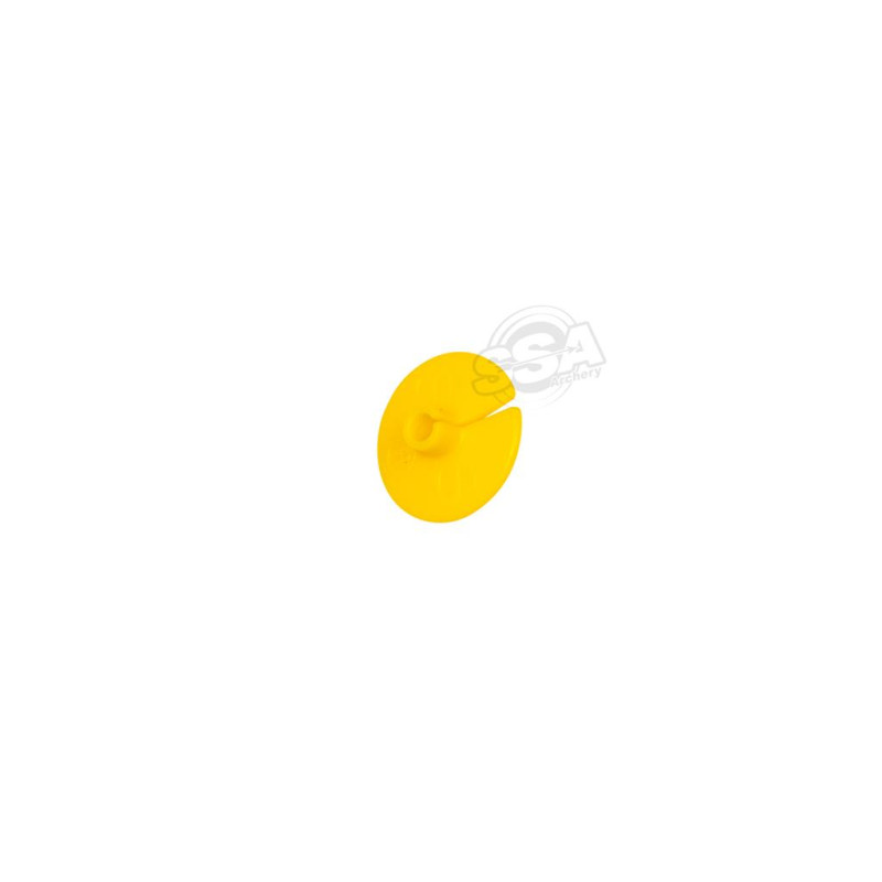 ERPLASTIC KISSER BUTTONS 14 MM FOR 10-14 STRANDS YELLOW