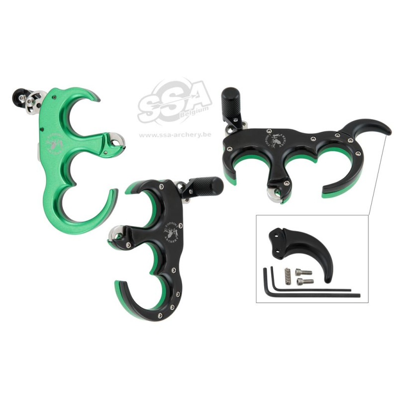 TOPOINT HAND STYLE TP420 - 3 or 4 FINGER THUMB TRIGGER GREEN