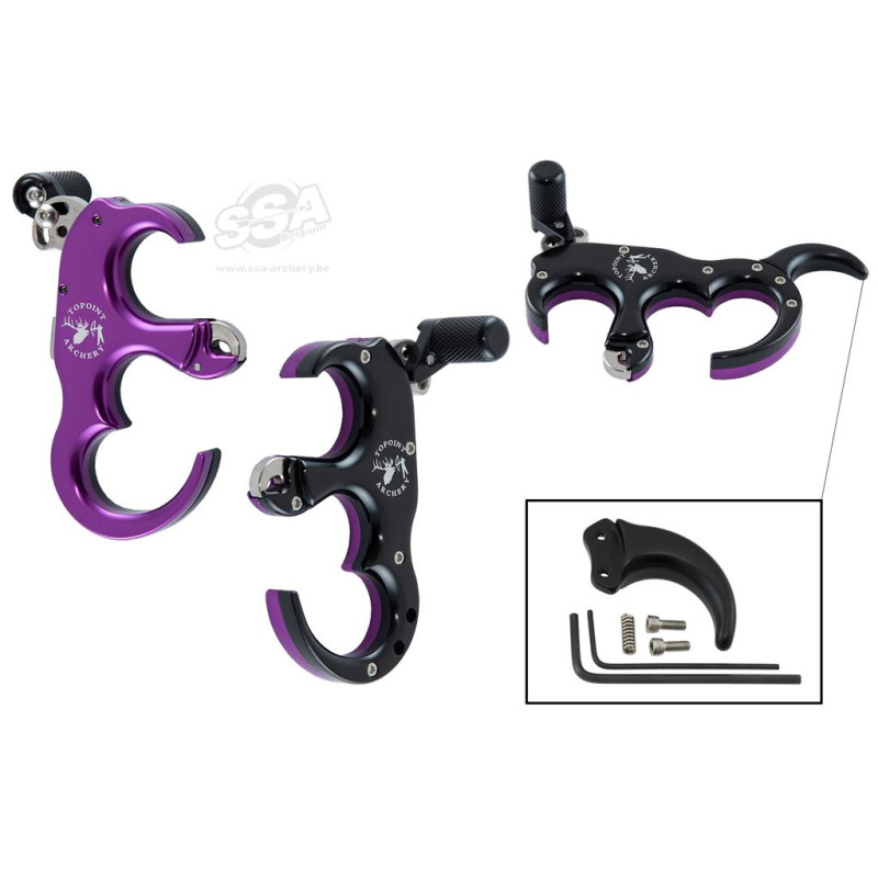 TOPOINT HAND STYLE TP420 - 3 or 4 FINGER THUMB TRIGGER PURPLE