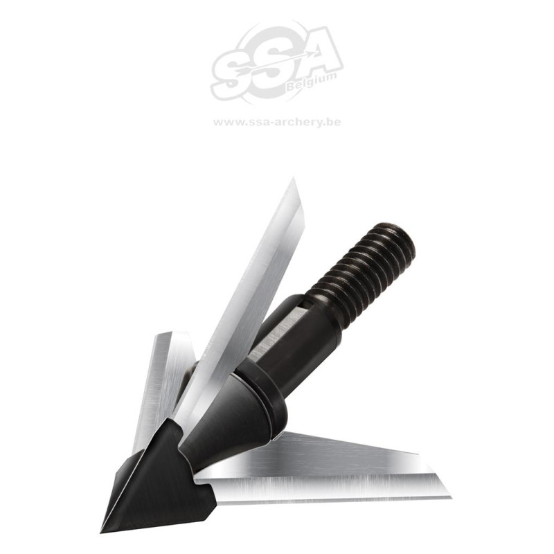 QAD FIXED BLADE BROADHEADS EXODUS 85 GR SWEPT BLADE 3/PK
