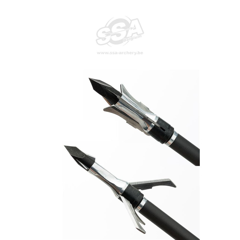 GRIMREAPER EXPANDABLE BROADHEADS RAZORTIP 125GR MECHANICAL 3-BLADE 3/PK