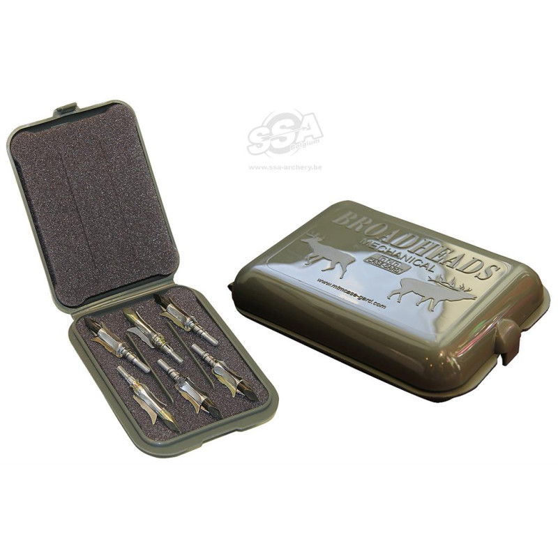 MTM BROADHEAD CASES MECHANICAL 5.25" x 3.75" x 1.25" AR