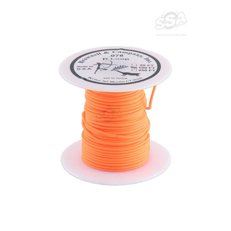 BCY D LOOP ROPE #24 DIA 2.0MM - 100FT FLUO GREEN